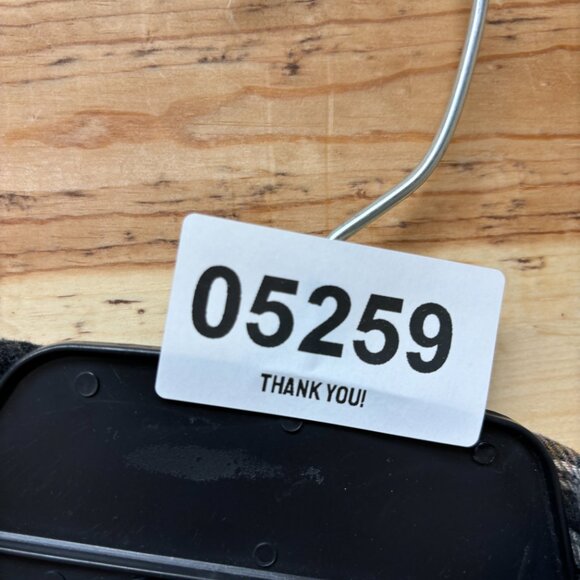 Eddie Bauer Flannel Shirt Small Gray Brown Button Up Long Sleeve Outdoors - Picture 12 of 12